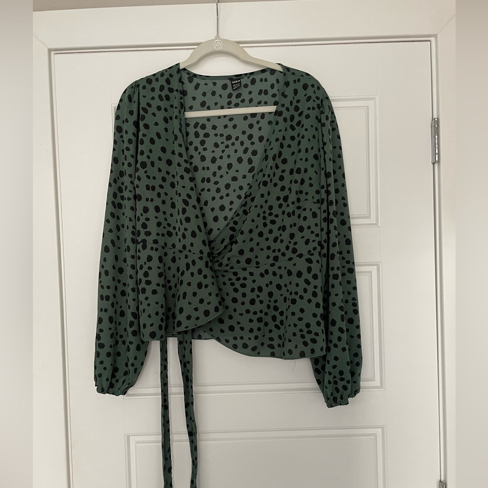 SHEIN Wrap Shirt
